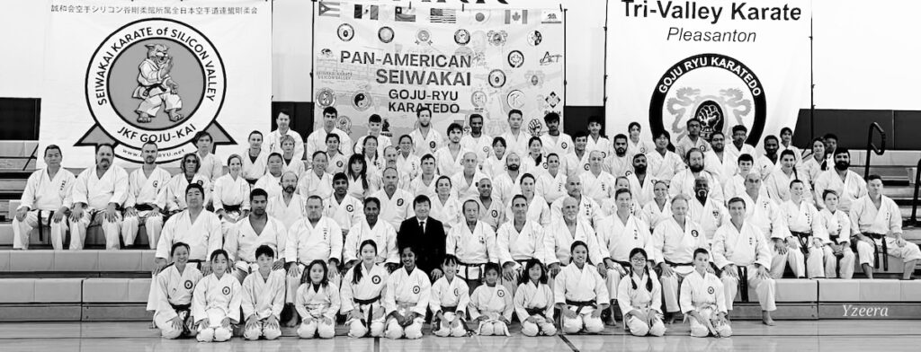 Pan-American Seiwa-Kai Seminar 2025 Goju-Ryu Seiwa-Kai international karate seminar group photo displaying community and traditional training.